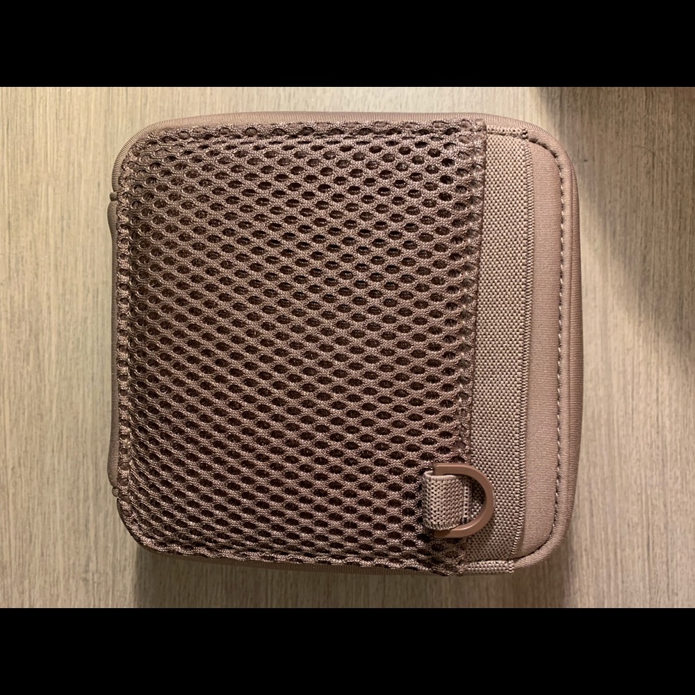 DAGNE DOVER ARLO SMALL TECH POUCH/BAG/CASE in Dune